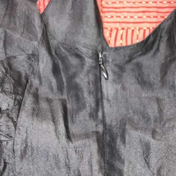 Black Silk size 6 “Eva Blue” brand Elegant Black Midi Dress - Picture 13 of 14